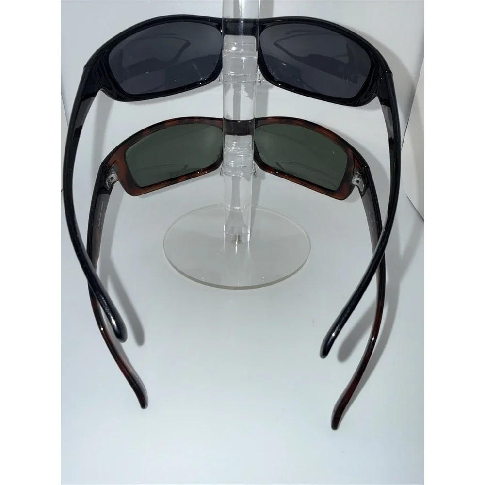 2 pairs ONE by Optic Nerve Authentic Sunglasses Polarized Wrap-Fourteener &Black